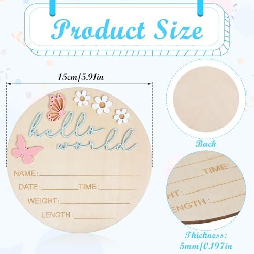 Hello World Newborn Welcome Sign 1