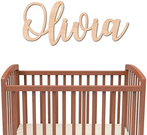 Personalized Wooden Name Sign for Nursery Wall Decor
