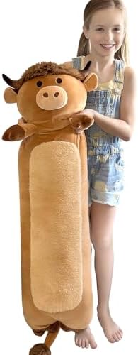 Highland Cow Plush Body Pillow