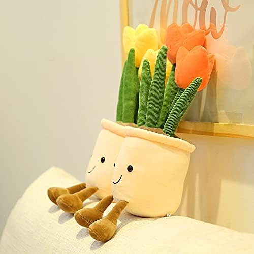 Tulip Plush Toy 13 Inch Huggable Flower Pillow Doll