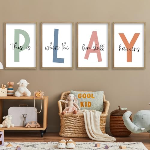 This Is Where The Fun Stuff Happens Wall Art Set