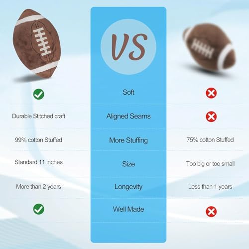 Football Plush Pillow for Boys 1-3 Years