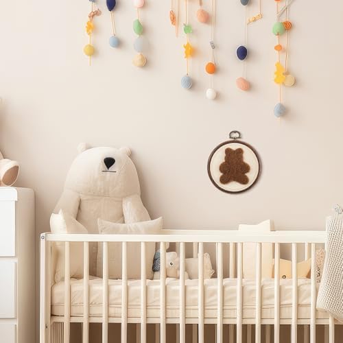 Chunful Felted Bear Wall Decor