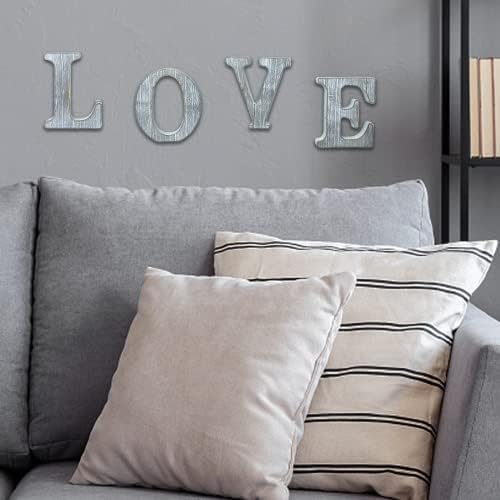 4 Inch Unfinished Wood Letters for Wall Decor