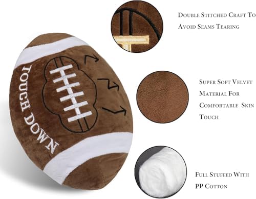 GiftExpress 12-Inch Football Throw Pillow