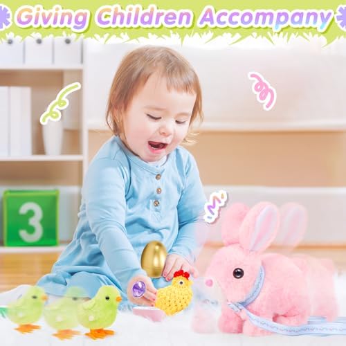 Tagitary Plush Walking Bunny with Sounds
