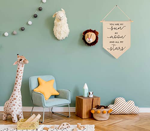Nursery Wall Art Canvas Hanging Decor