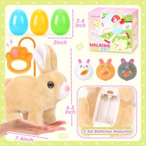 CatchCute Plush Interactive Bunny Toy