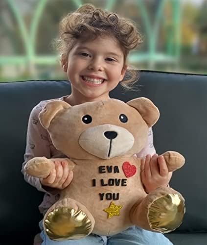 Make Your Own Teddy Bear Plush Pillow Kit for Kids No Sew