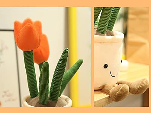 Tulip Plush Toy 13 Inch Huggable Flower Pillow Doll