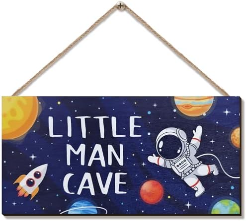 ZIEYOMI Little Man Cave Space Sign