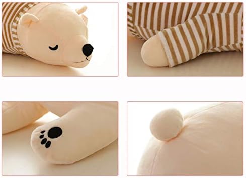 MMTTAO 24 Inch Stuffed Polar Bear Plush Toy