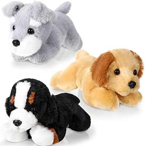 Skylety 3 Pcs Plush Dog Pillow Toy Set