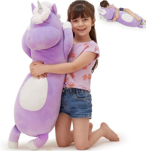 MorisMos Big Unicorn Body Pillow