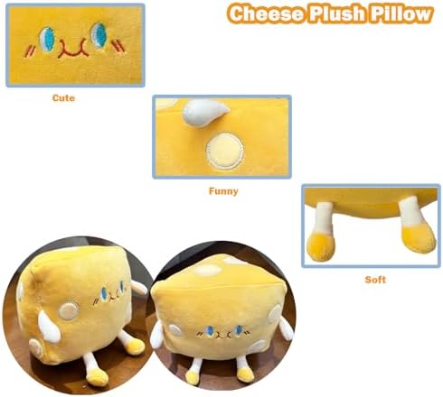 Cheese Stuffed Plush Pillow Toy