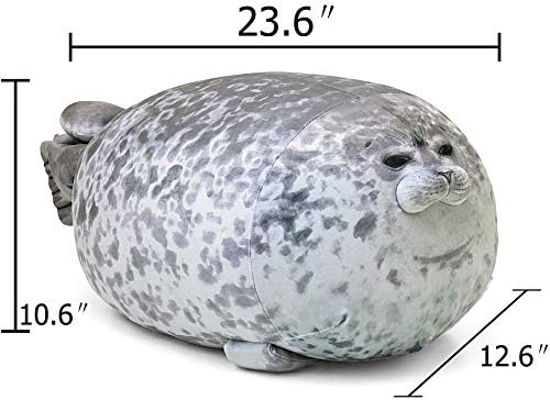 YOZATIA Chubby Seal Pillow Giant Plush Hugging Pillow