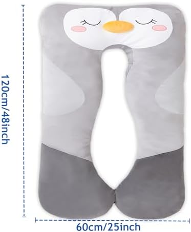 47x23 Inch U Shaped Plush Body Pillow for Kids 1
