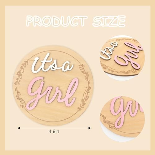 Gender Reveal Wooden Sign - Its A Boy Girl