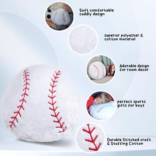 Baseball Pillow Plush for Boys