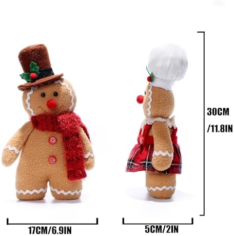 118 Inch Christmas Gingerbread Plush Figure