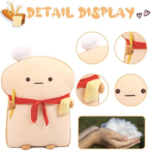 ARELUX 177in Cute Toast Plush Pillow