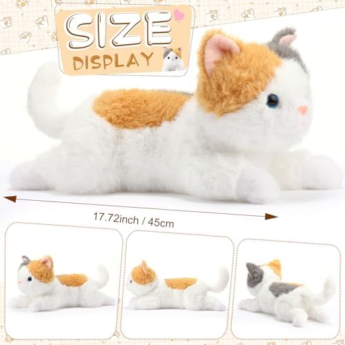 Lunmon Weighted Cat Plush Pillow