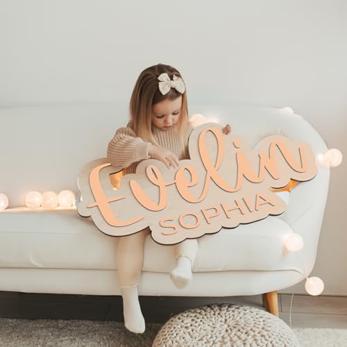 Custom Wooden Baby Name Sign