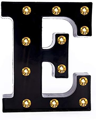 Foaky Black LED Marquee Number Light Sign 1