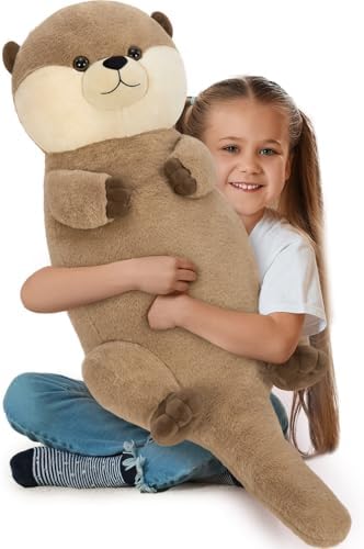 Tezituor 39 Inch Giant Otter Plush Pillow