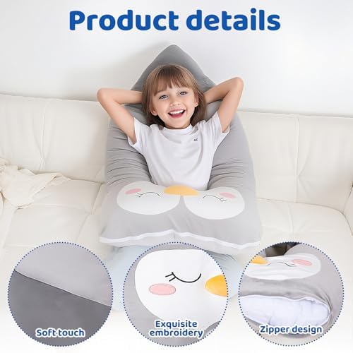 47x23 Inch U Shaped Plush Body Pillow for Kids 1