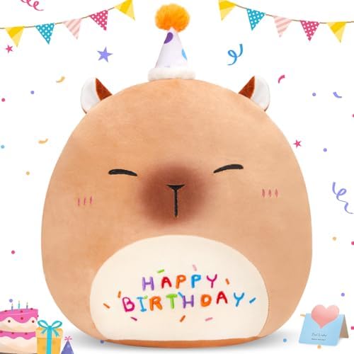 14 Inch Cute Capybara Plush Pillow