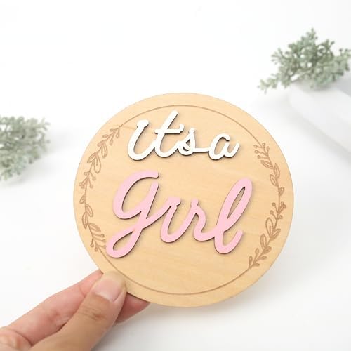 Gender Reveal Wooden Sign - Its A Boy Girl