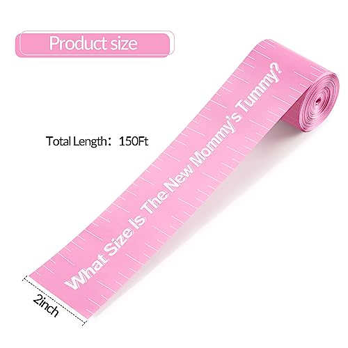 2 Rolls Baby Shower Measuring Tape Tummy Measure