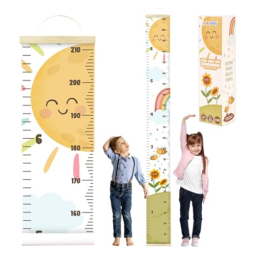 Kids Growth Chart for Wall - 82x79 Inch