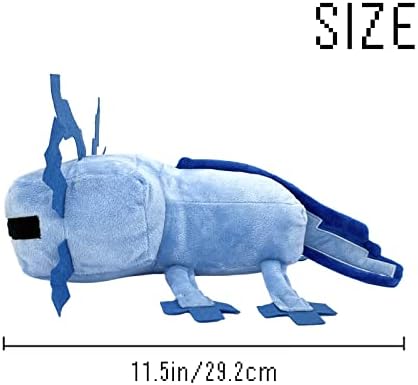 Blue Axolot Plush Stuffed Toy Throw Pillow Decoration