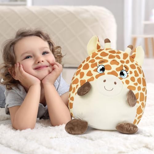 GAGAKU Cute Giraffe Plush Pillow for Kids and Girls
