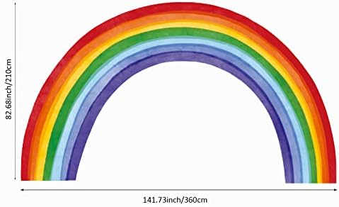 Fabric Rainbow Wall Decals for Kids Room
