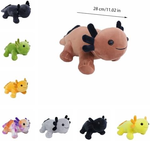 1102 Inch Gray Axolotl Plush Pillow