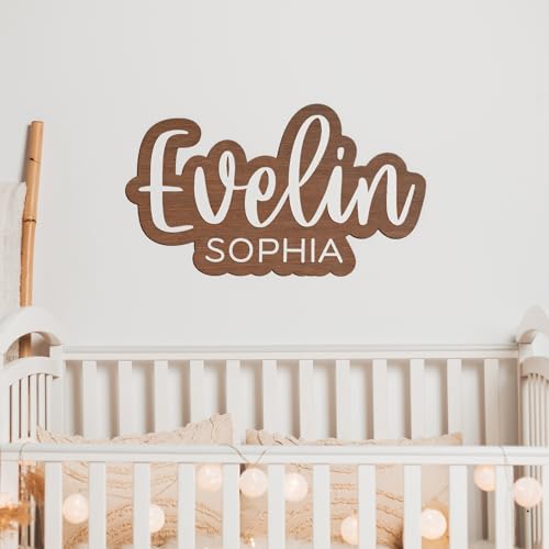 Custom Wooden Baby Name Sign