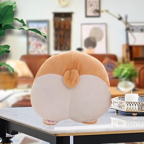 CHELEI2019 15 Inch Corgi Butt Plush Throw Pillow
