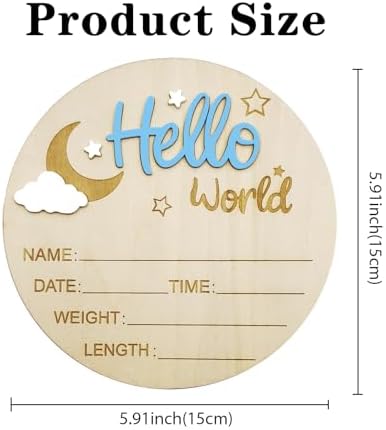 Baby Announcement Sign and Pen
