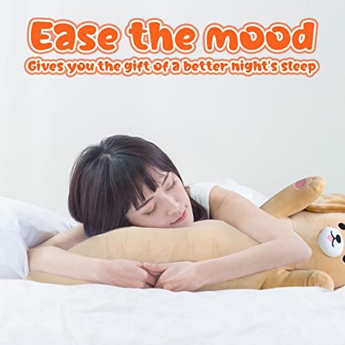 Long Labrador Plush Body Pillow for Kids