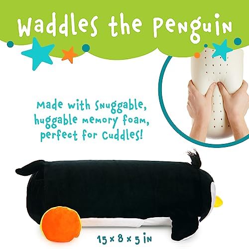 Cuddly Memory Foam Pillow Plush with Journal Pocket
