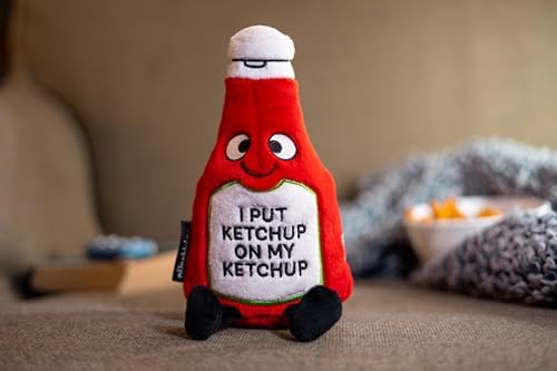 Ketchup Plushie - Funny Ketchup Bottle Cute Plush Figure