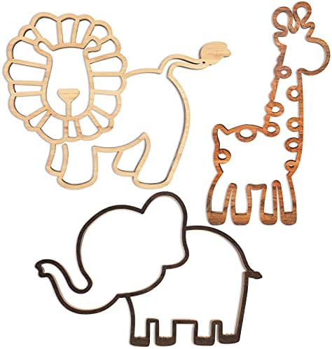 Yulejo 3 Piece Jungle Themed Wall Decor