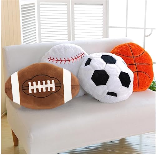 4 Piece Sports Throw Pillow Set