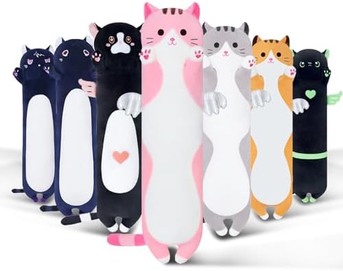 Sausudols Long Cat Plush Pillow