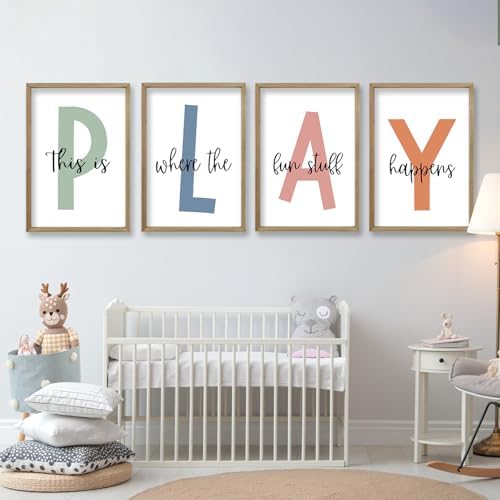 This Is Where The Fun Stuff Happens Wall Art Set