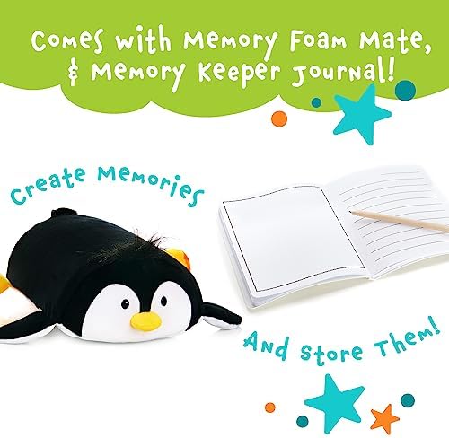 Cuddly Memory Foam Pillow Plush with Journal Pocket