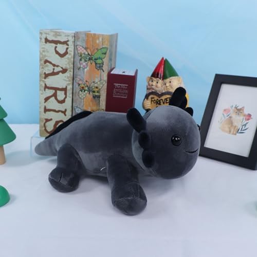 1102 Inch Gray Axolotl Plush Pillow